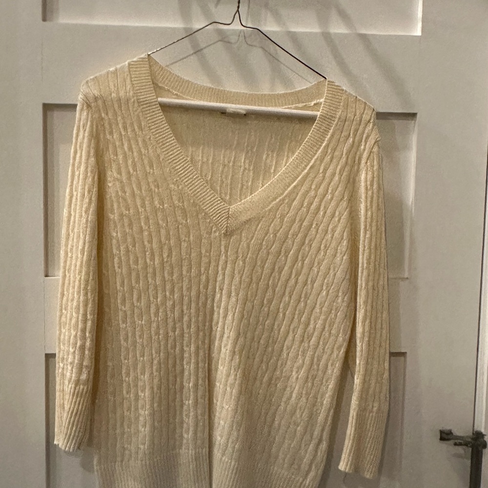 Jcrew linen sweater size small